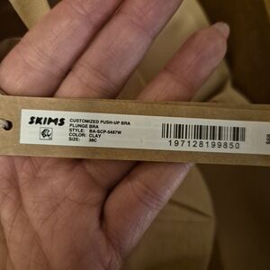 Skims Clay Push-Up Bra